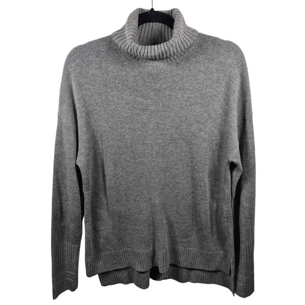 J Crew Sweater Women Wool Pullover Medium Knit Old Money Minimalist Layering